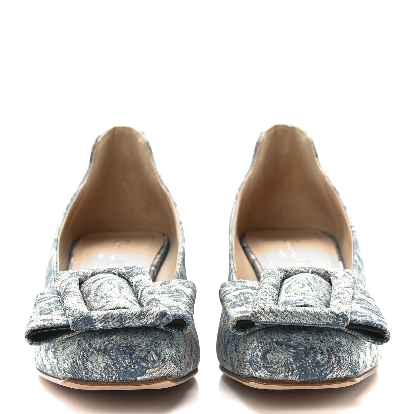 Brocart Lurex Dior Idylle 35mm Pumps 38 Canard