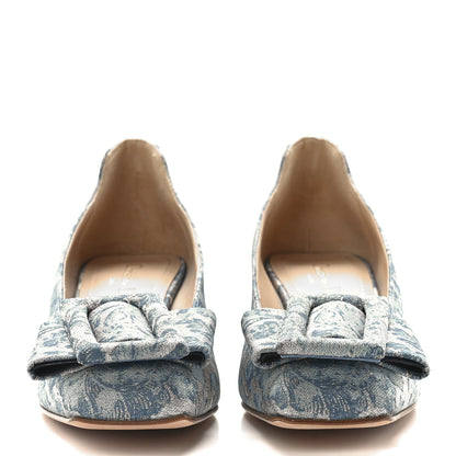 Christian Dior Brocart Lurex Dior Idylle 35mm Pumps 38 Canard 2 of 8