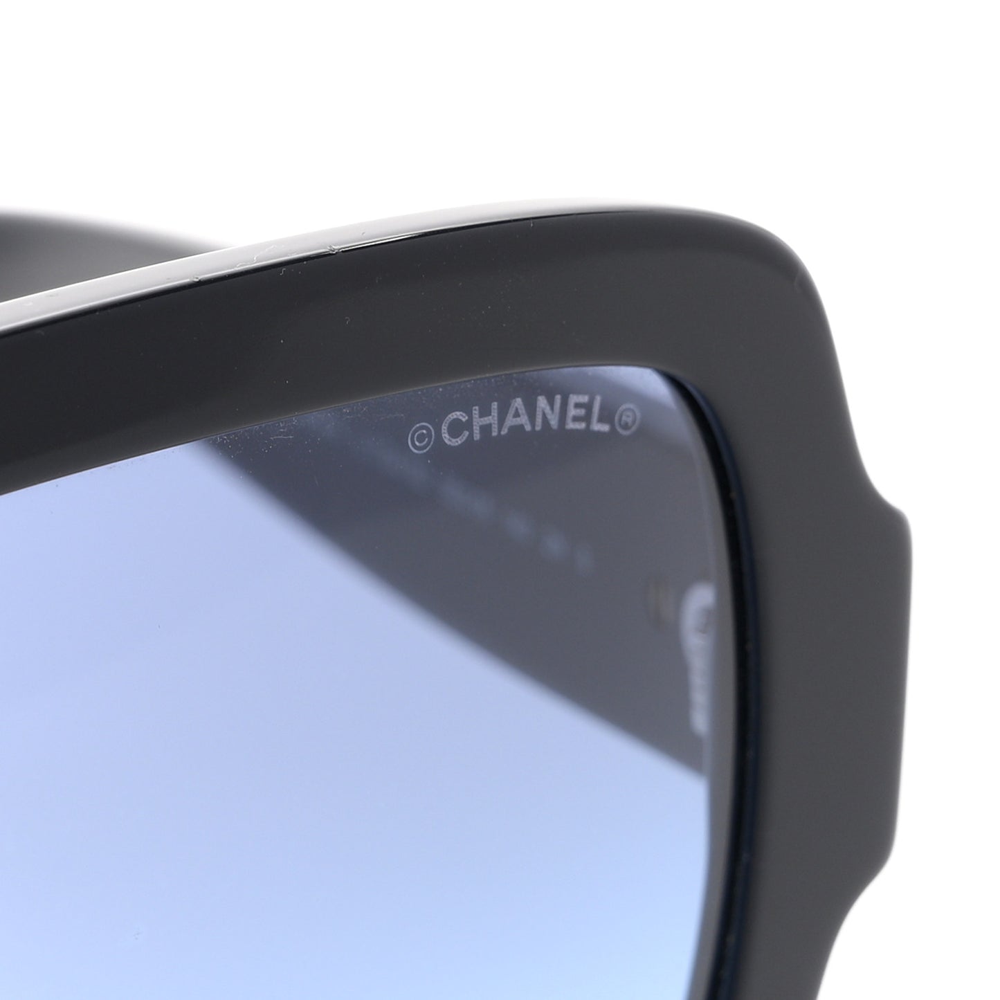 Acetate Square Heart Sunglasses 5479-A Blue