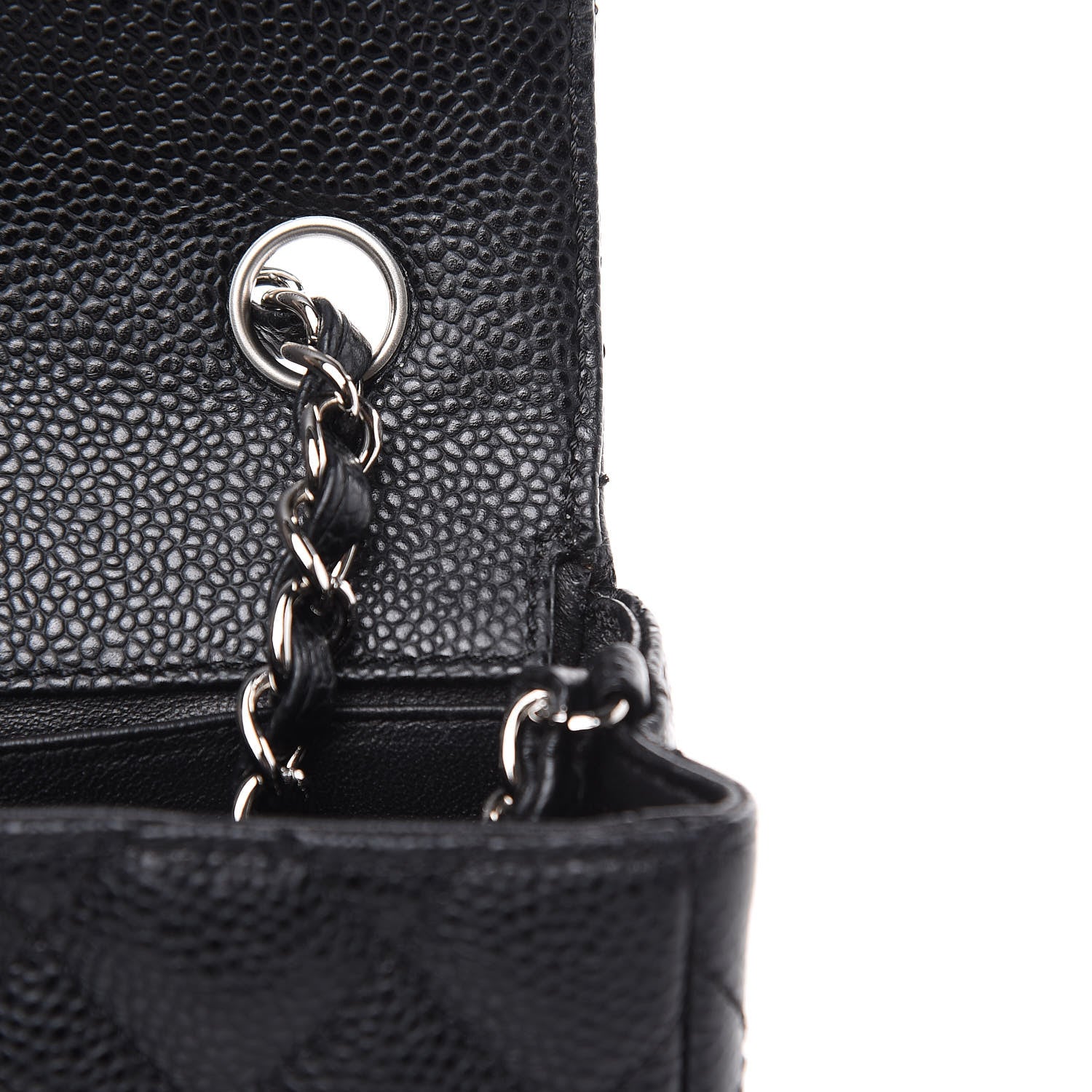 Chanel Caviar Quilted East West Flap Black 10 of 10
