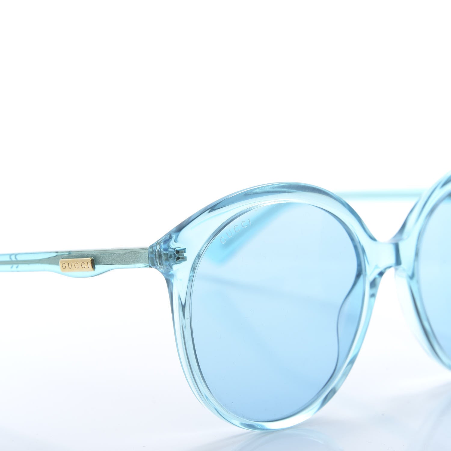 Gucci Acetate Sunglasses GG0257S Blue 7 of 8