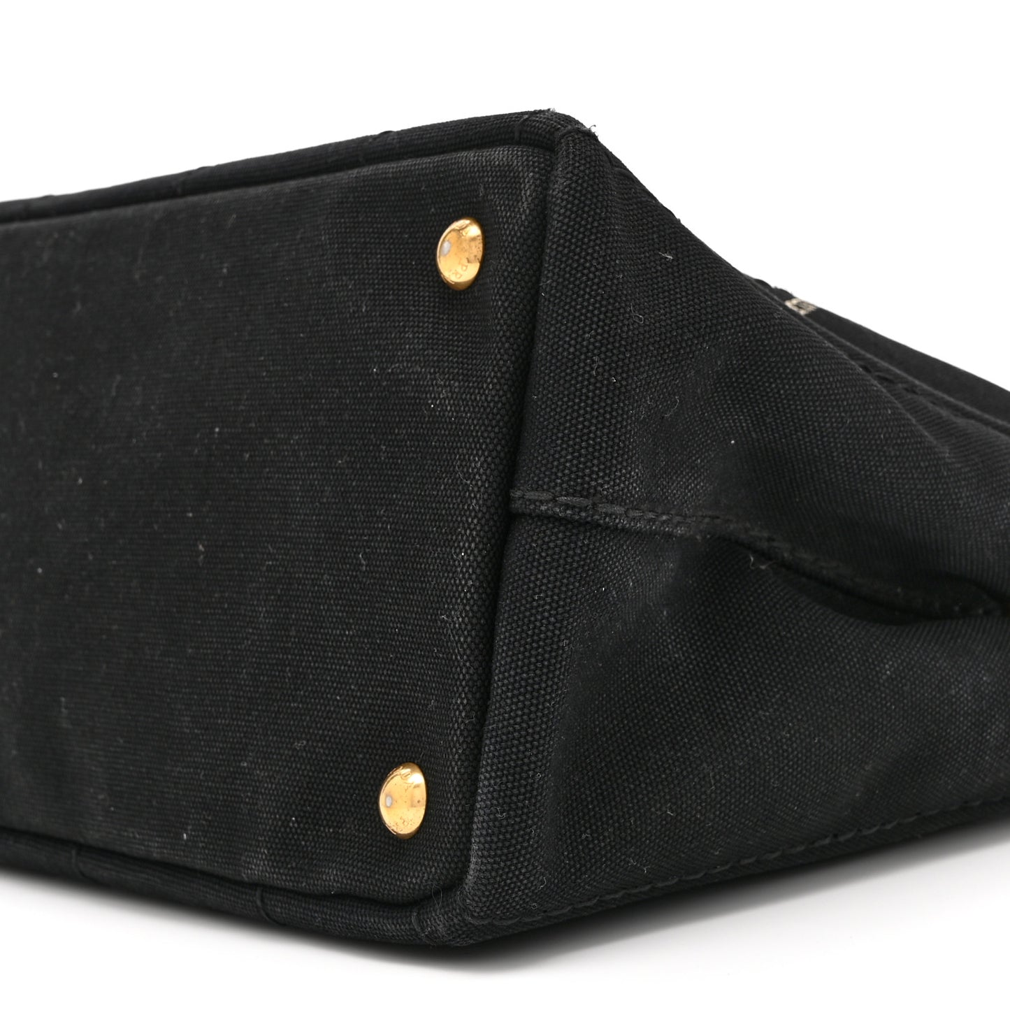 Canapa Small Logo Tote Black Talco