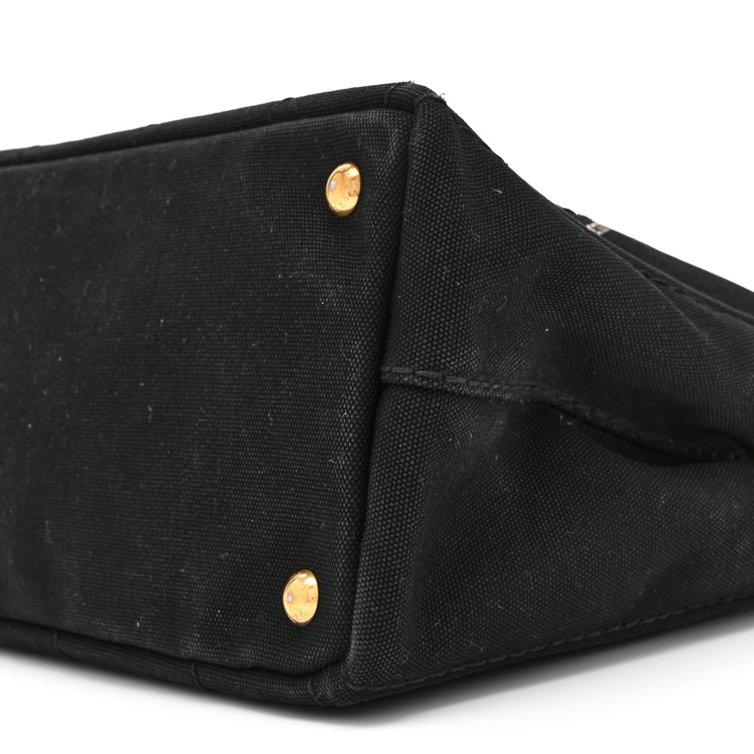 Prada Canapa Small Logo Tote Black Talco 11 of 15