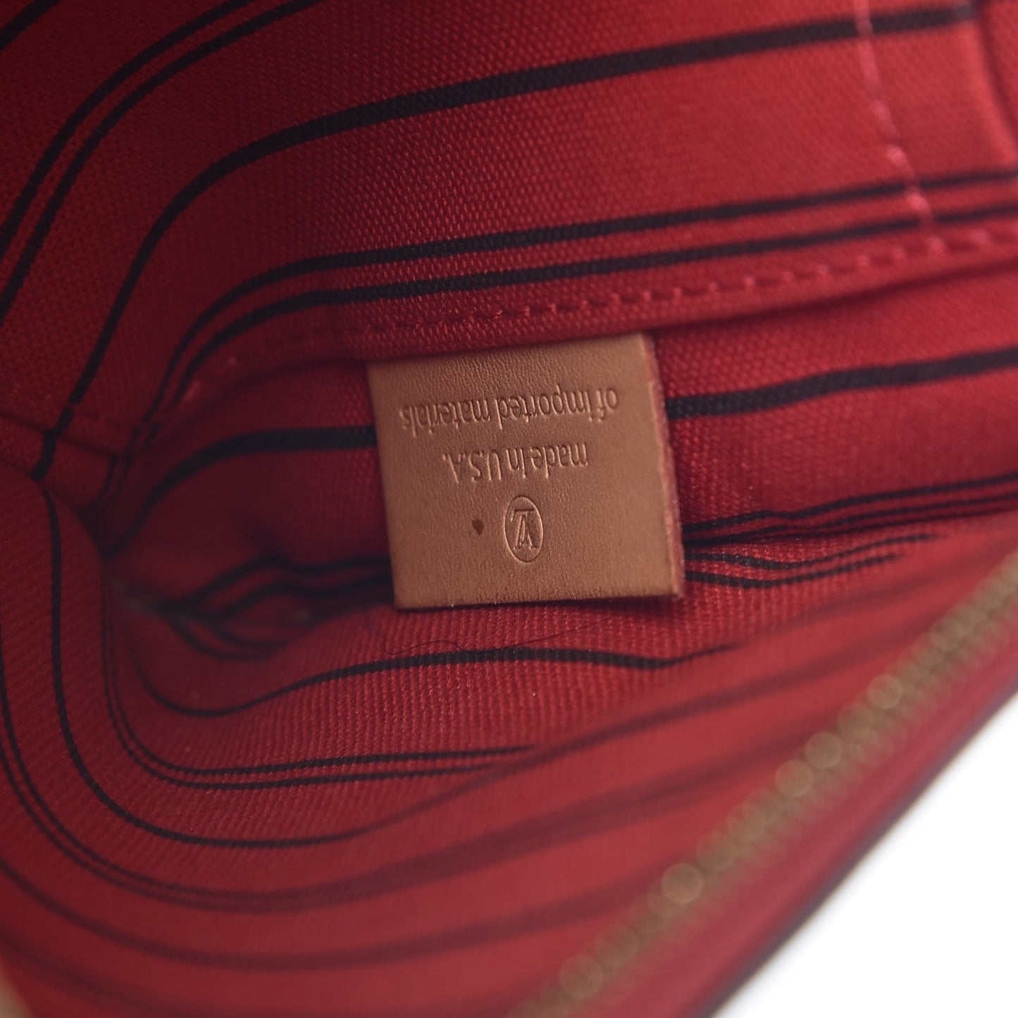 Monogram Neverfull MM GM Pochette Cherry