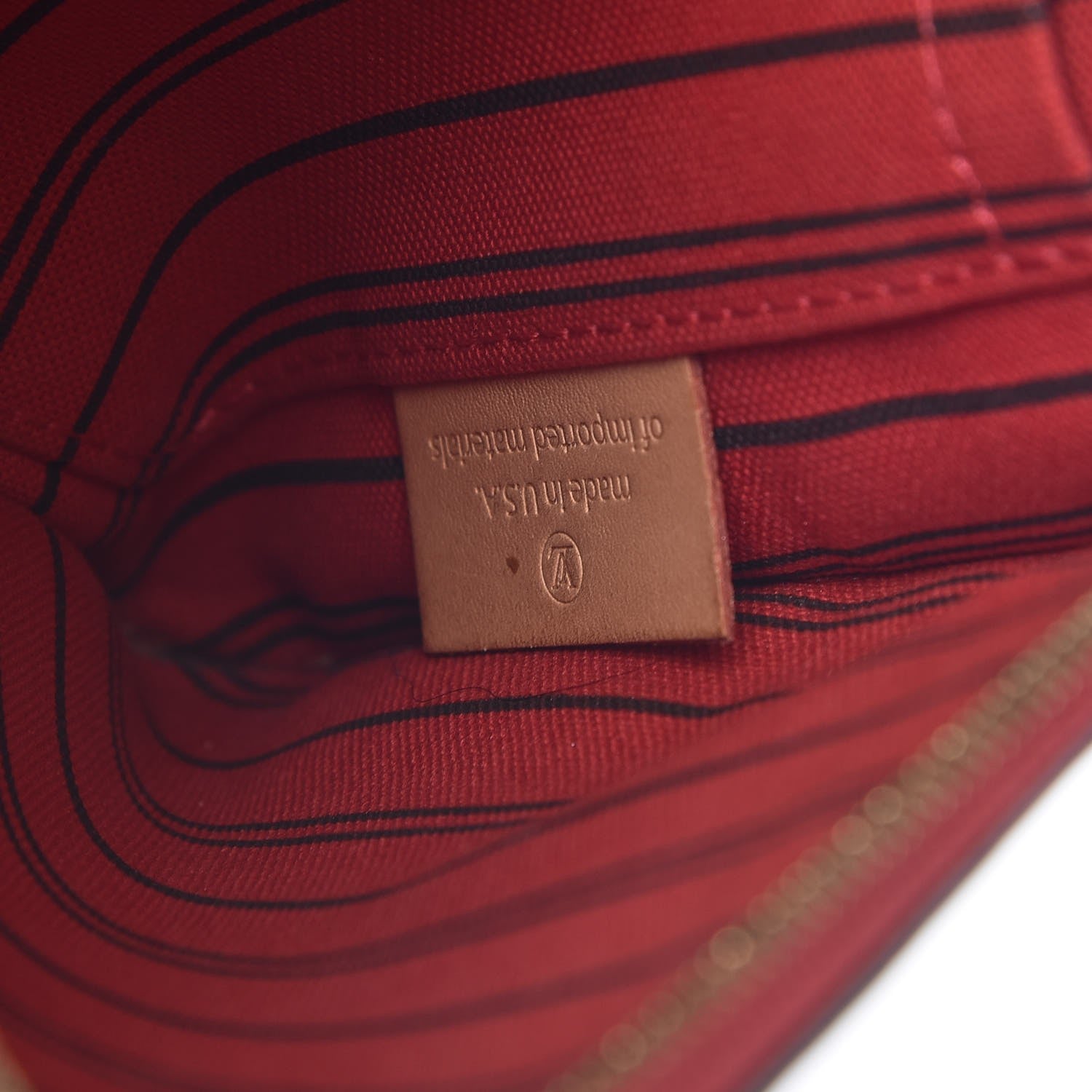 Louis Vuitton Monogram Neverfull MM GM Pochette Cherry 7 of 10