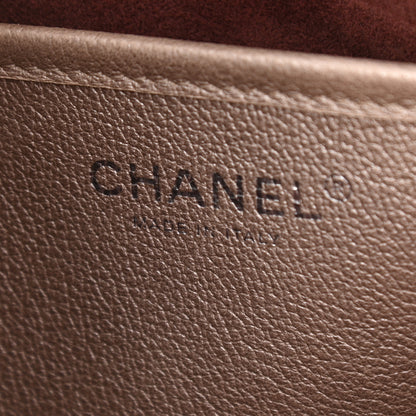 Chanel Metallic Calfskin Quilted Jungle Stroll Hobo Gold 8 of 12
