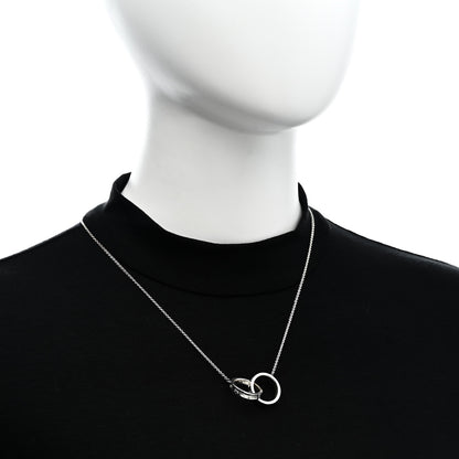 Tiffany Sterling Silver Large 1837 Interlocking Circles Pendant Necklace 2 of 6