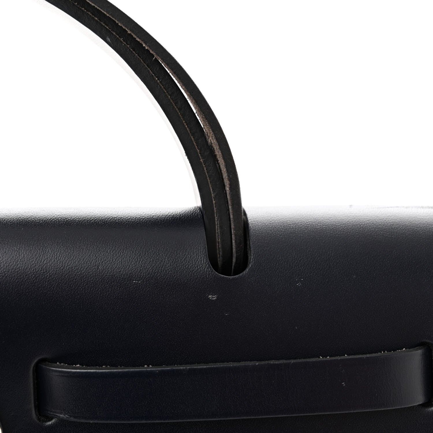 Hermes Toile Vache Hunter Herbag Zip Retourne 31 PM Black Blue De Malte 12 of 14