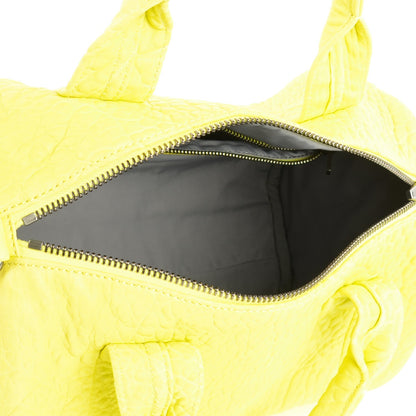 Alexander Wang Pebbled Lambskin Rocco Acid Black Nickel Hardware 5 of 9