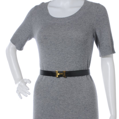 Hermes Box Courchevel Reversible Constance 24mm H Belt 70 Noir Gold 2 of 6