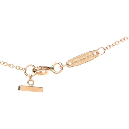 Tiffany 18K Rose Gold Small T Smile Pendant Necklace 4 of 7