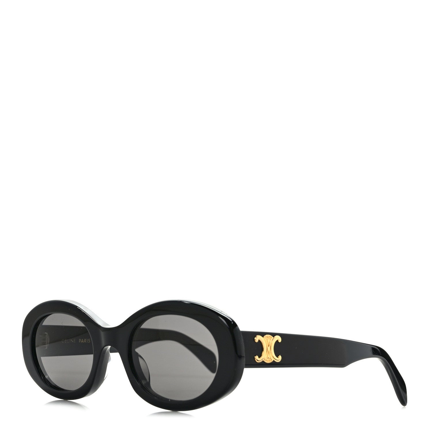 Celine Acetate Triomphe 01 Sunglasses CL 40194U Black 1 of 7