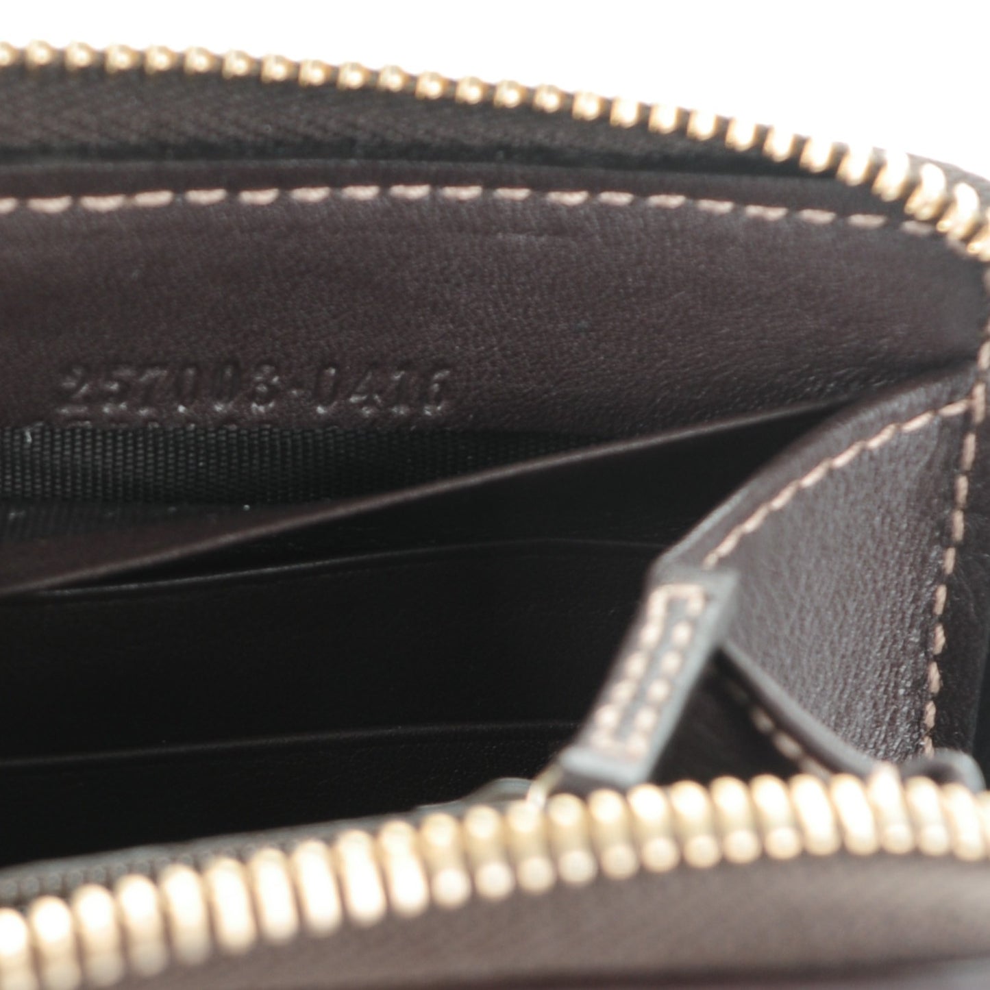 Monogram Princy Zip Around Wallet Dark Brown