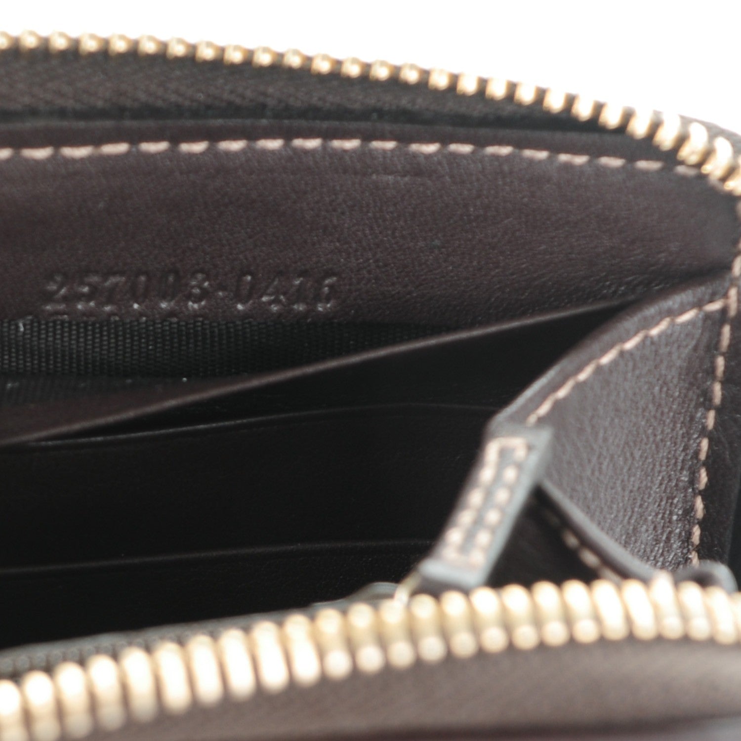 Gucci Monogram Princy Zip Around Wallet Dark Brown 7 of 7