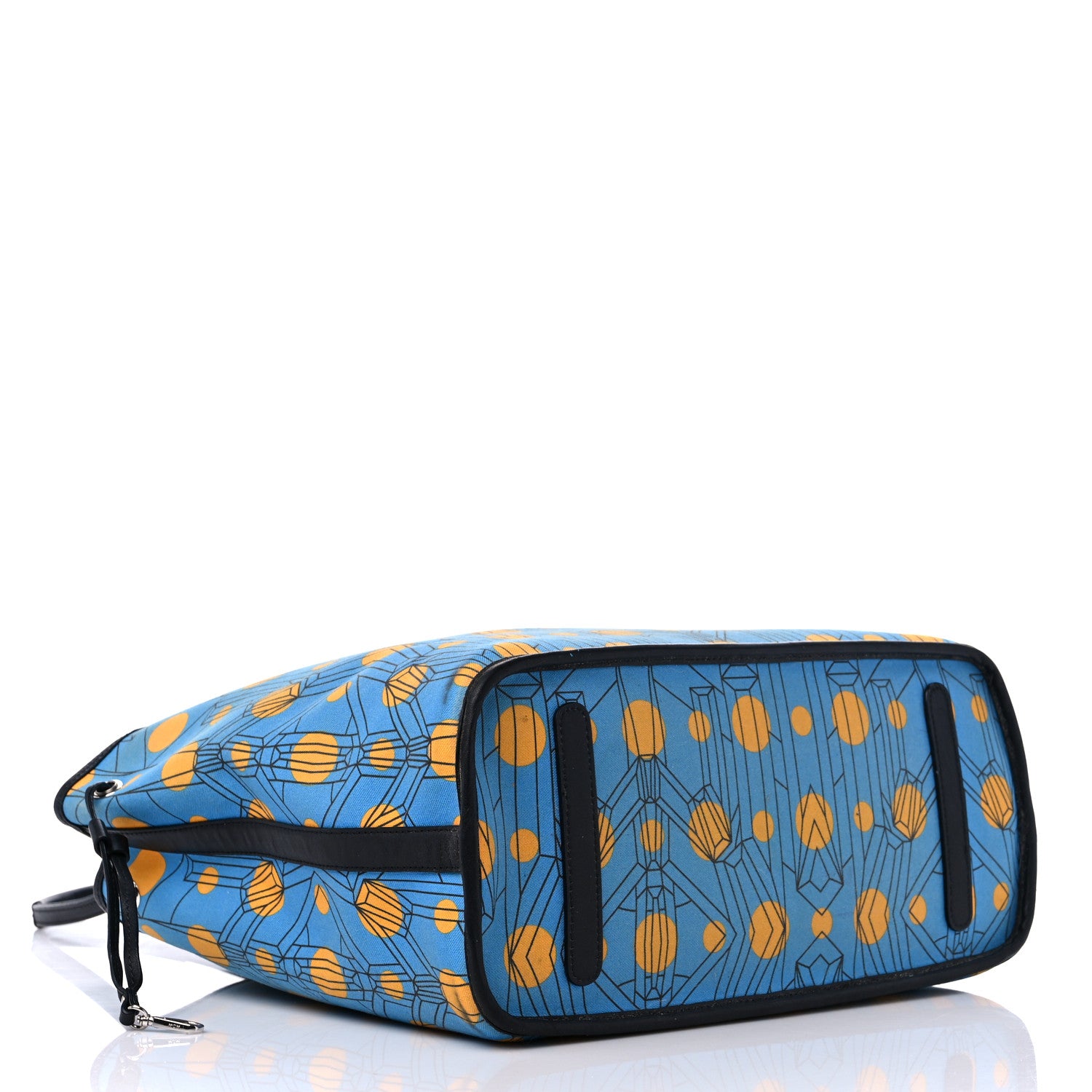 MCM Visetos Large Project Reversible Shopper Tote Munich Blue 16 of 21