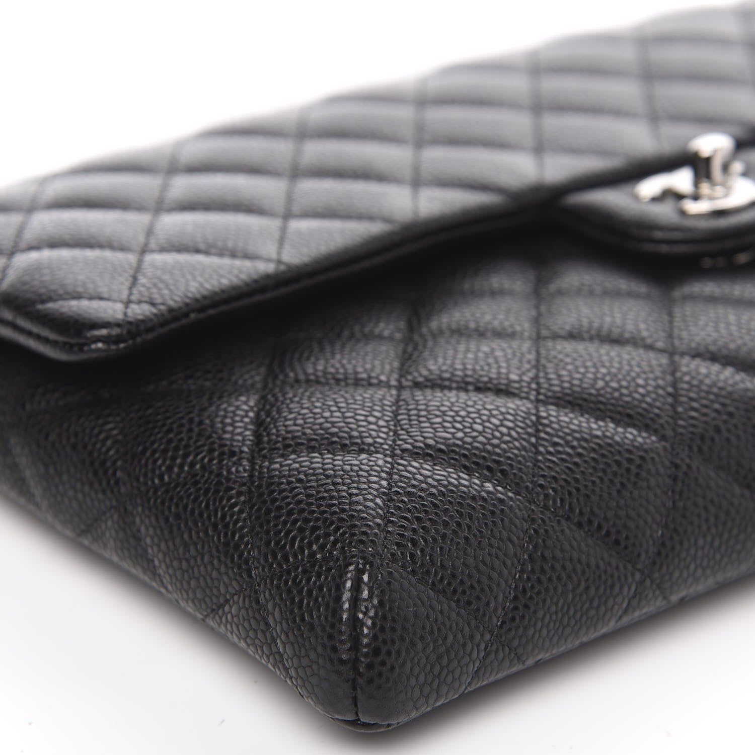 Chanel Caviar Quilted Flap Clutch Black 8 of 10