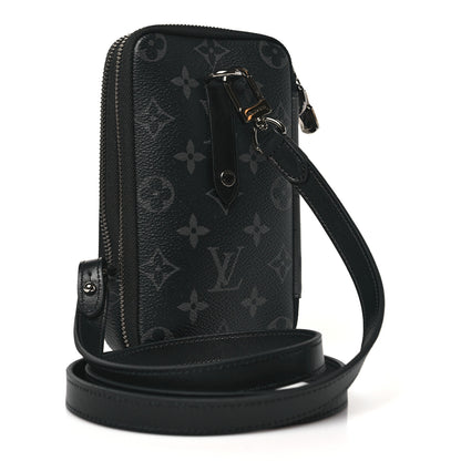 Louis Vuitton Monogram Eclipse Reverse Double Phone Pouch 2 of 10