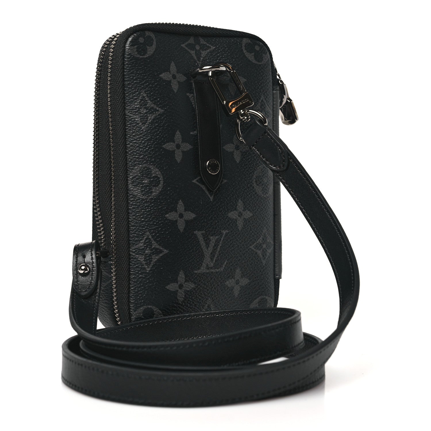 Louis Vuitton Monogram Eclipse Reverse Double Phone Pouch 1878141