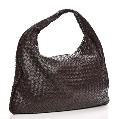 Bottega Veneta Nappa Intrecciato Large Veneta Hobo Ebano 3 of 12