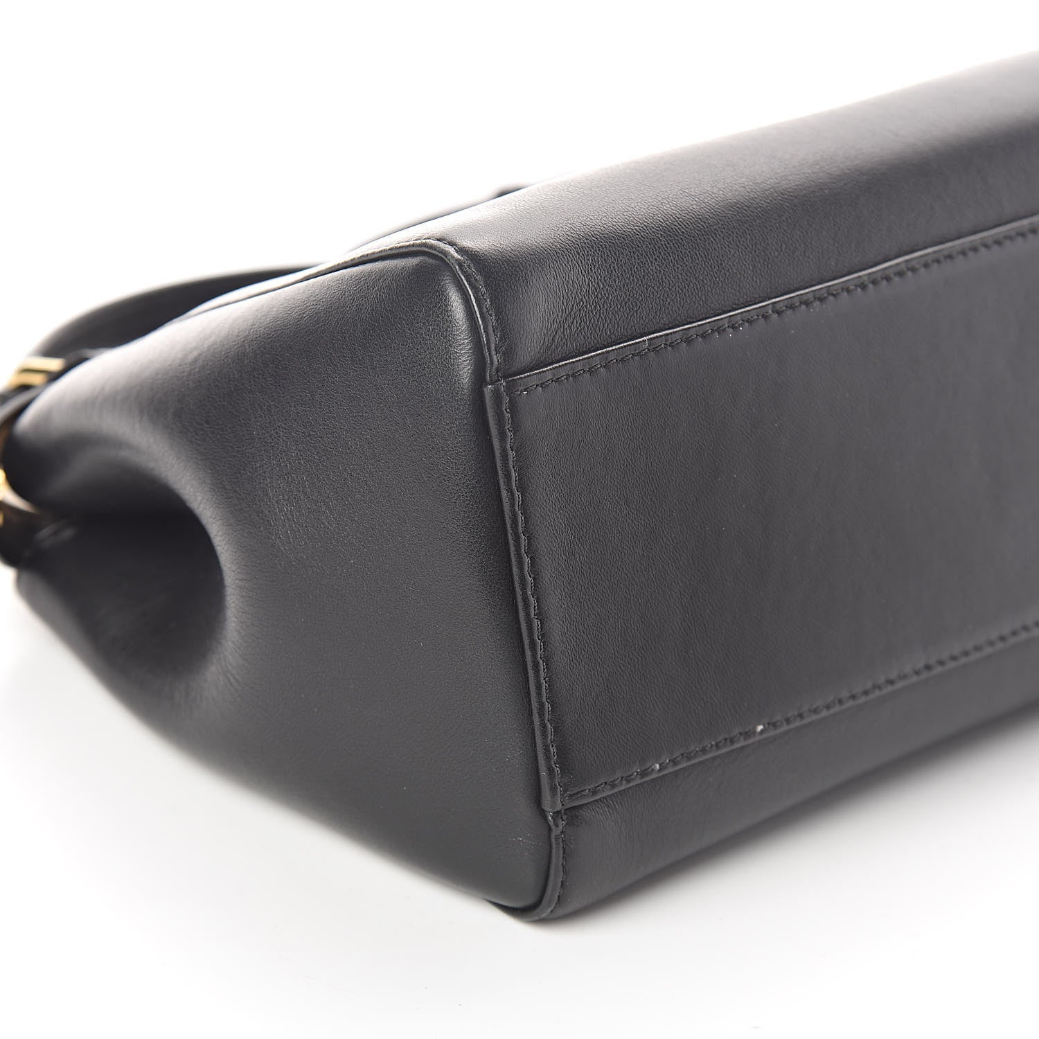 Fendi Nappa Mini Peekaboo Iconic Satchel Black 9 of 10
