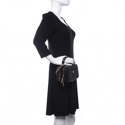 Chanel Caviar Quilted Mini Carry Around Bowling Bag Black 3 of 12