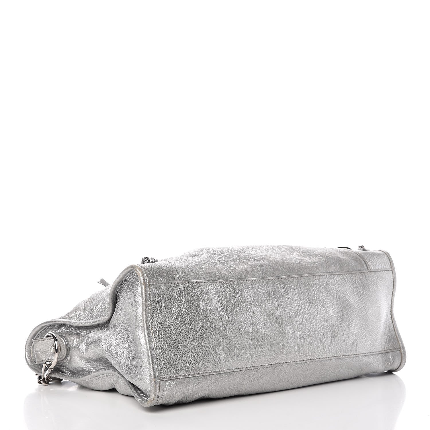 Balenciaga Metallic Agneau Giant 12 Silver Hardware City Gris Aluminum 5 of 14