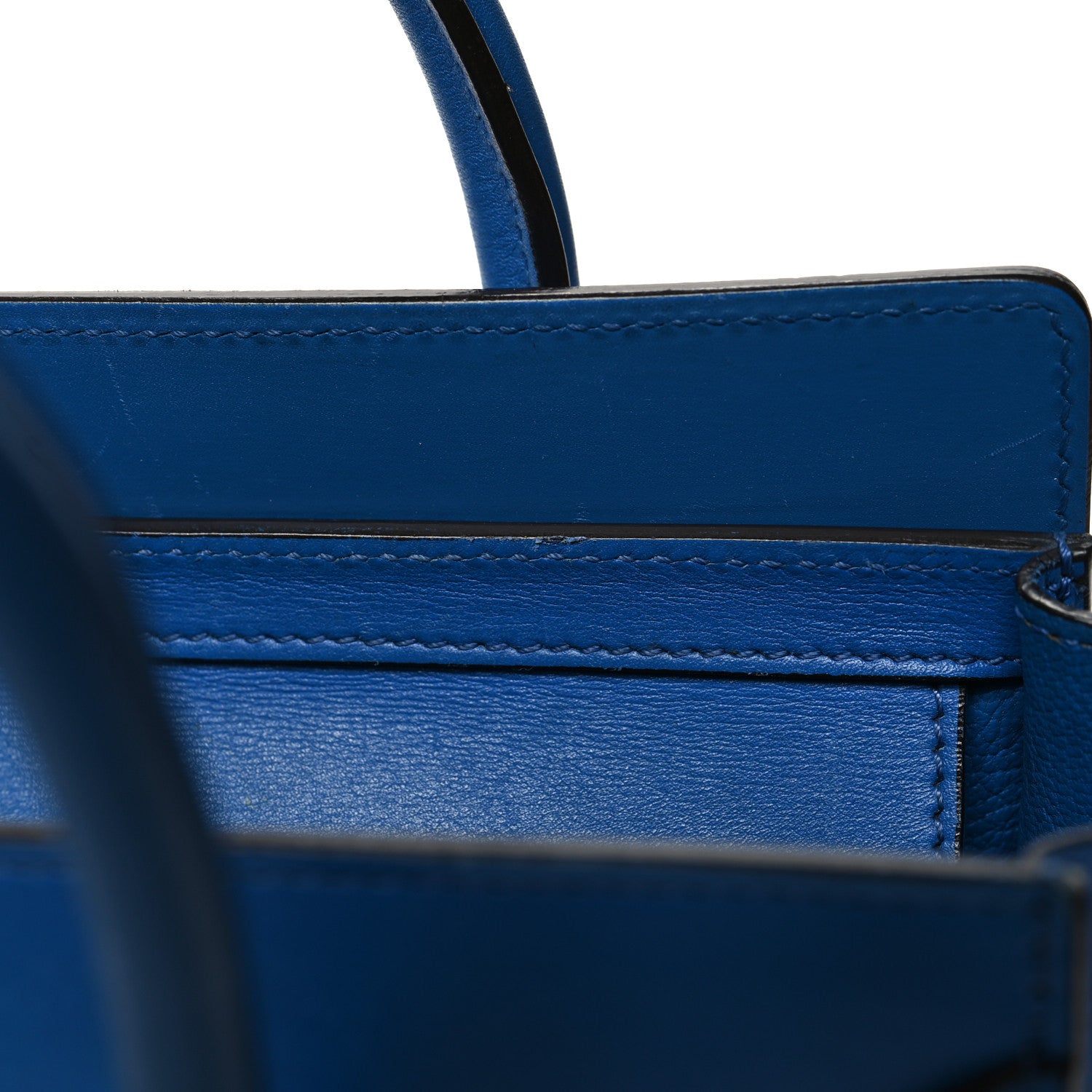 Celine Smooth Calfskin Nano Luggage Royal Blue 12 of 13