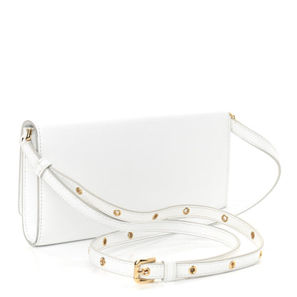 Dolce & Gabbana Calfskin DG Millennials Crossbody Bag White 3 of 9