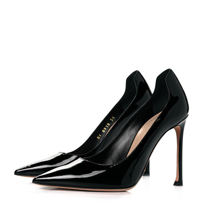 Christian Dior Patent D-Moi Pumps 36 Black 2 of 9