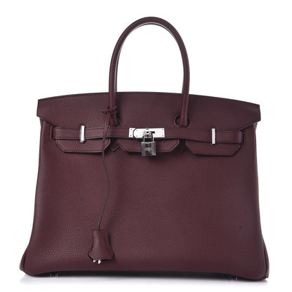 Hermes Togo Birkin 35 Bordeaux 1 of 33