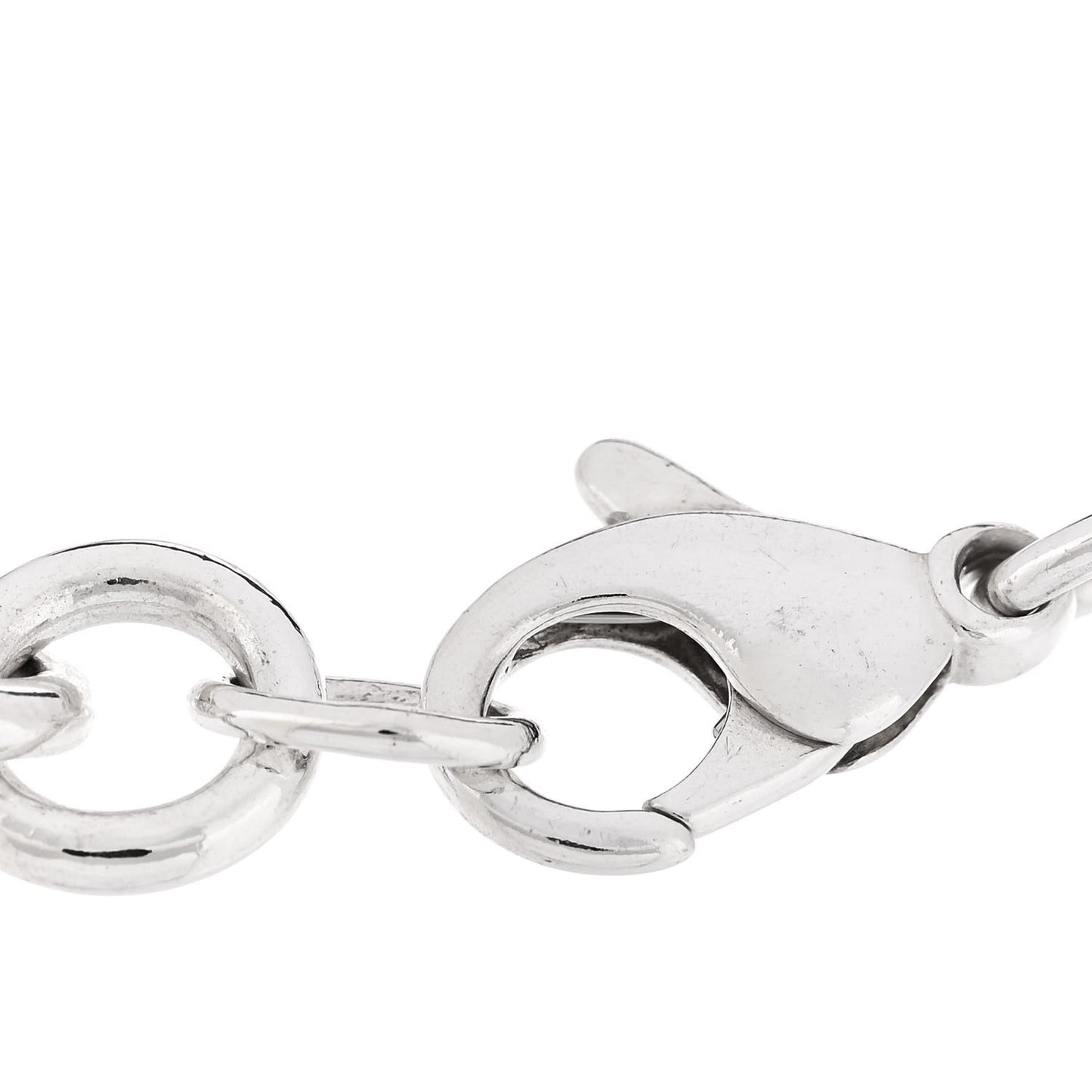 Sterling Silver Heart Tag Charm Bracelet