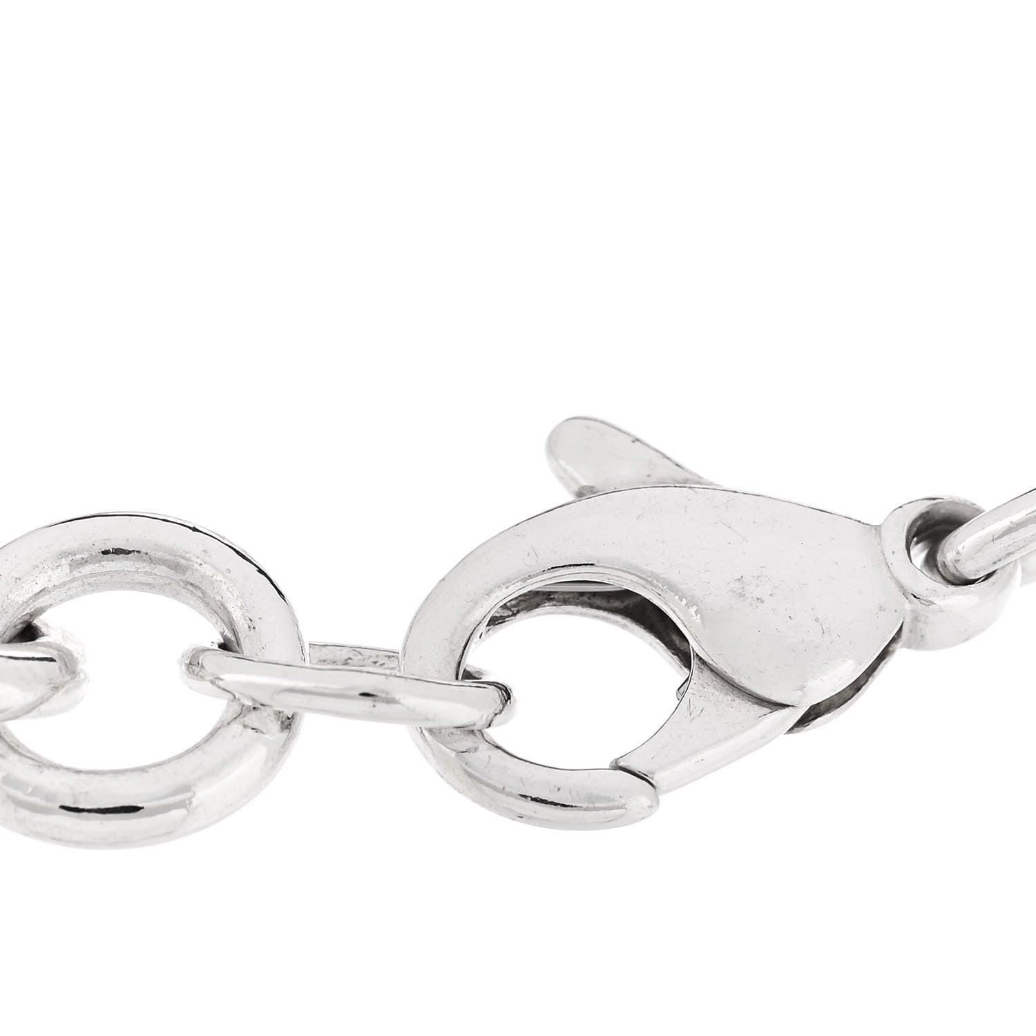 Tiffany Sterling Silver Heart Tag Charm Bracelet 3 of 4