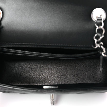 Chanel Lambskin Quilted Mini Rectangular Flap Black 5 of 9