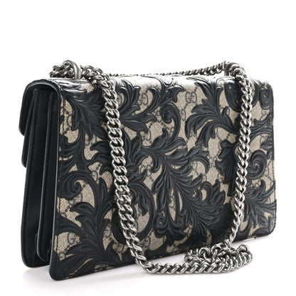 Gucci GG Supreme Monogram Arabesque Small Dionysus Shoulder Bag Black 3 of 11