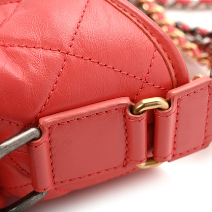 Chanel Aged Calfskin Quilted Small Gabrielle Hobo Pink 11 of 11
