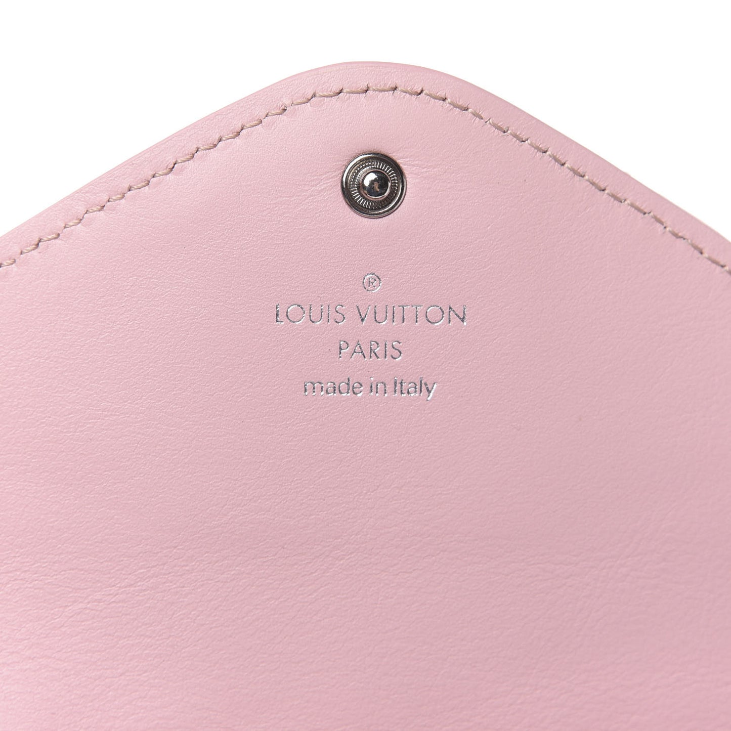 Calfskin New Wave Long Wallet Smoothie Pink