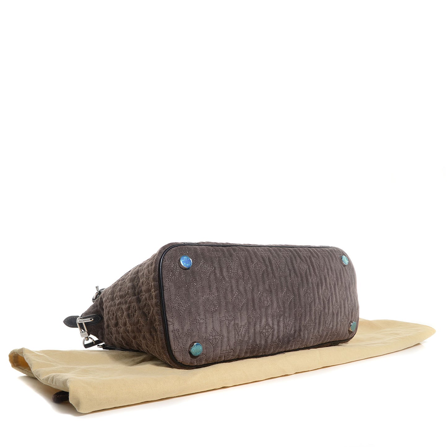 Monogram Suede Antheia IXIA PM Granit
