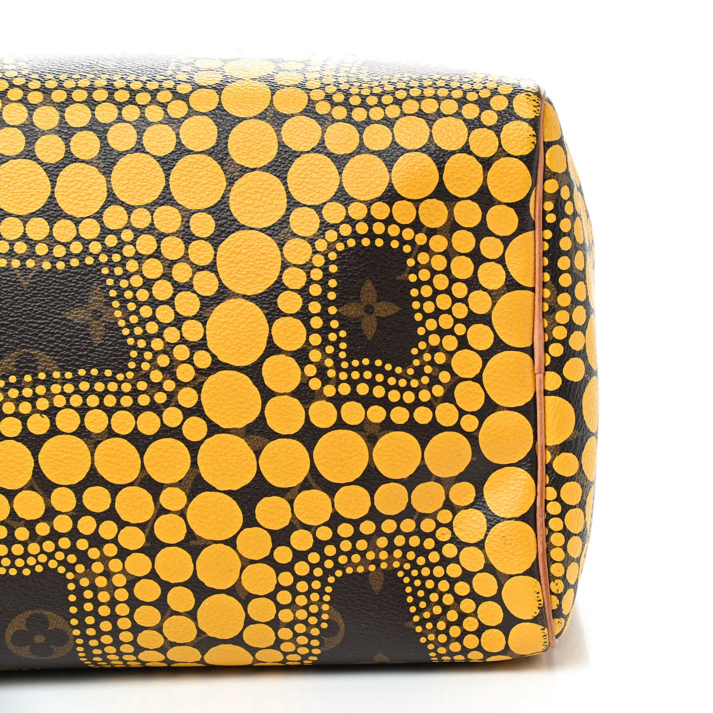 Monogram Kusama Town Speedy 30 Yellow