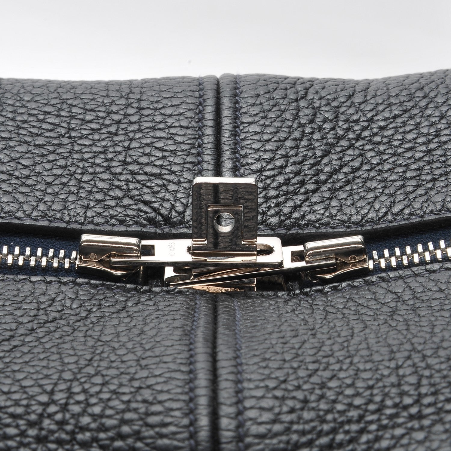 Hermes Togo Victoria II 43 Travel Indigo 6 of 9