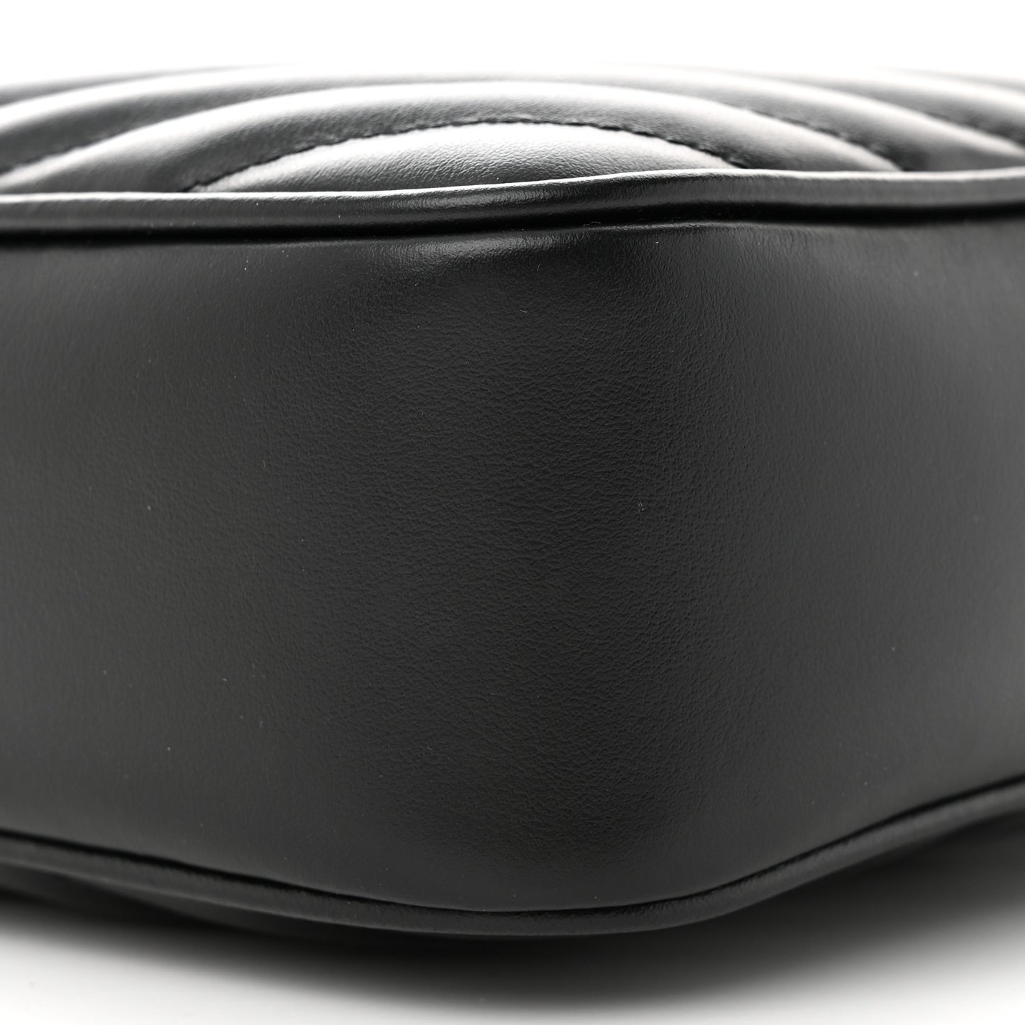 Calfskin Matelasse Monogram Monochrome Lou Camera Bag Black
