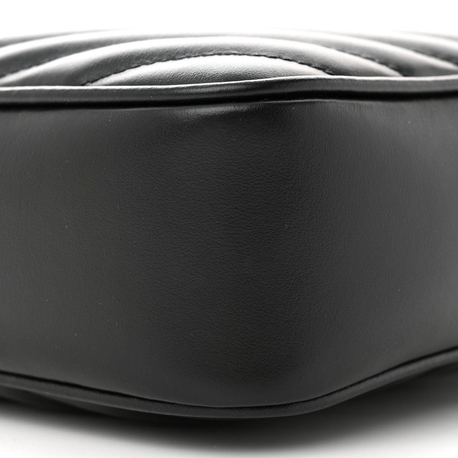 Saint Laurent Calfskin Matelasse Monogram Monochrome Lou Camera Bag Black 10 of 10