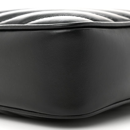 Saint Laurent Calfskin Matelasse Monogram Monochrome Lou Camera Bag Black 10 of 10