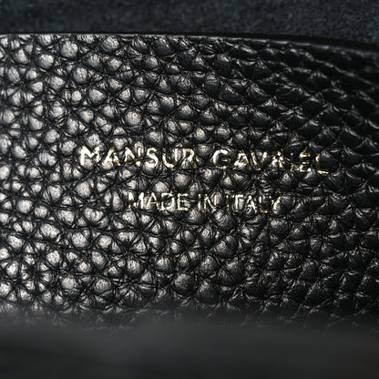 Mansur Gavriel Pebbled Calfskin Small Everyday Cabas Black 6 of 9