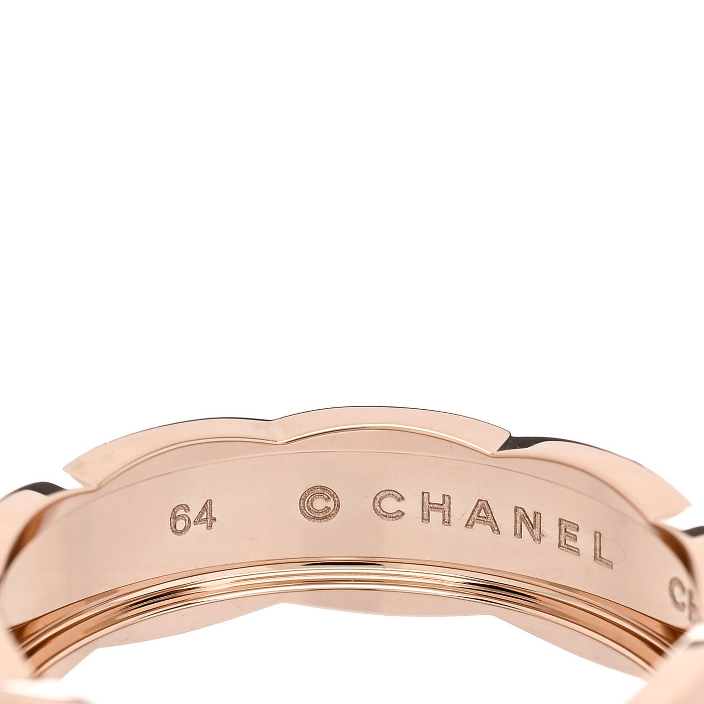 18K Beige Gold Small Coco Crush Ring 64 10.75