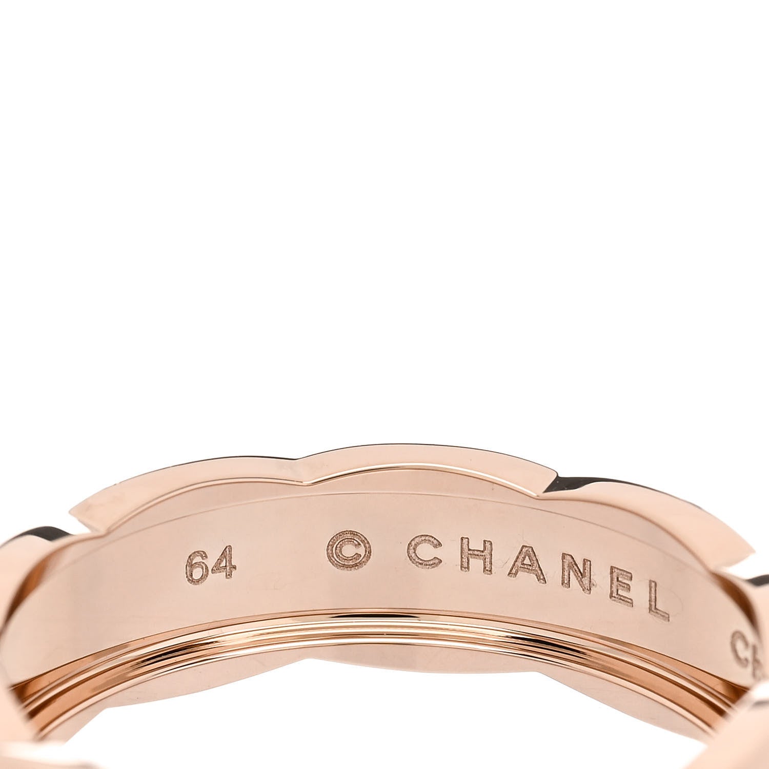 Chanel 18K Beige Gold Small Coco Crush Ring 64 10.75 4 of 7
