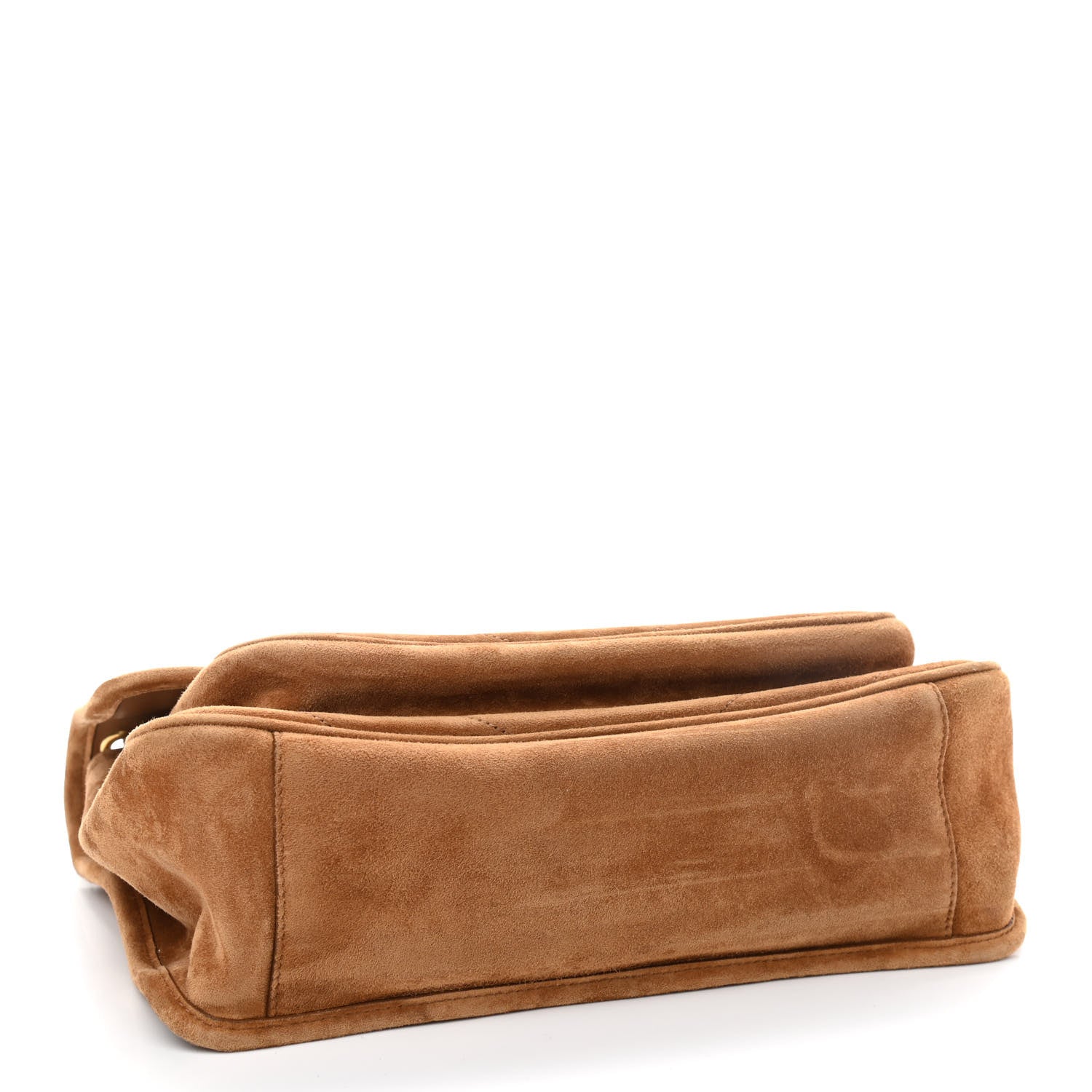 Saint Laurent Suede Monogram Medium Niki Chain Satchel Cinnamon 4 of 10