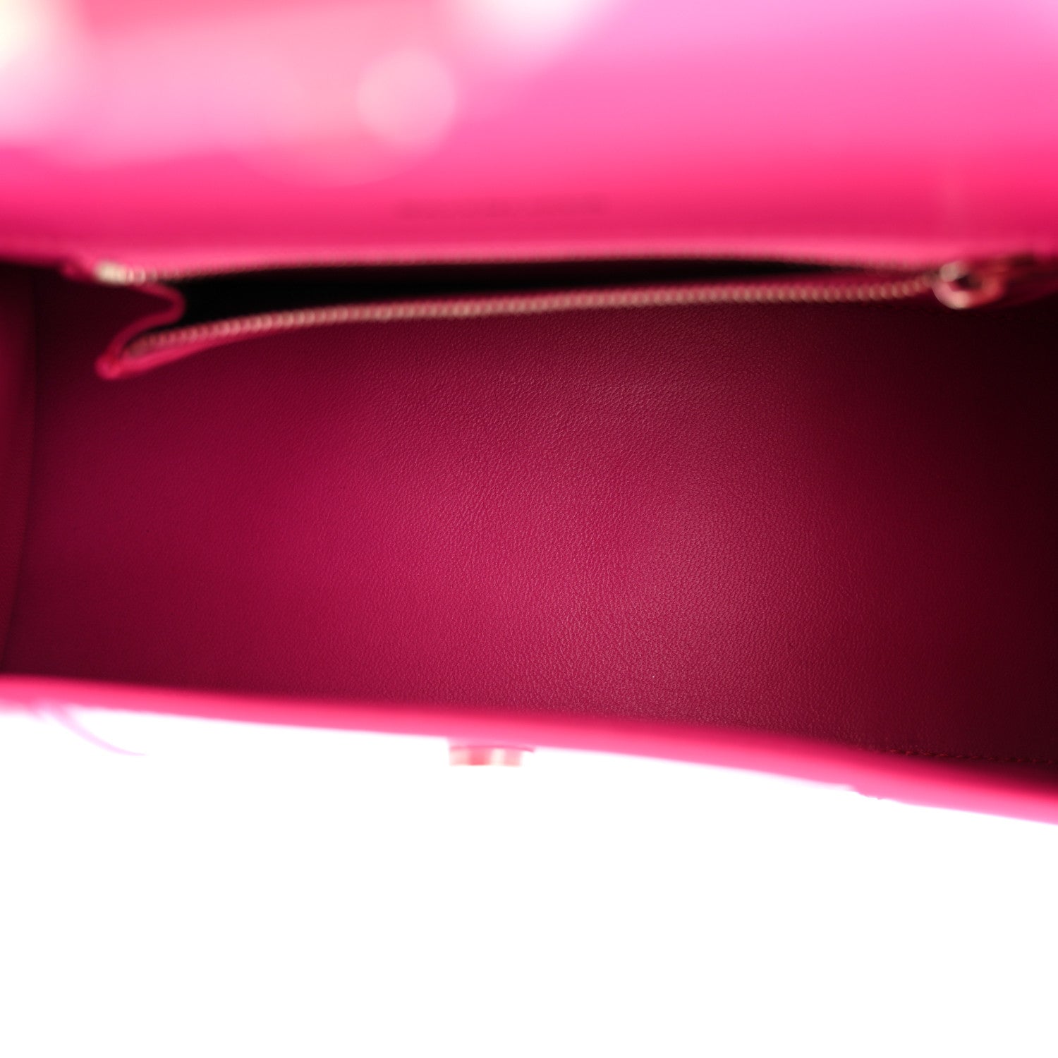 Balenciaga Shiny Box Calfskin Small Hourglass Top Handle Bag Acid Fuchsia 5 of 12