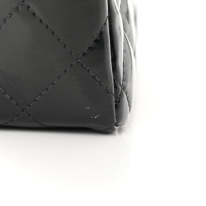 Chanel Patent Calfskin Quilted Mini Square Flap So Black 15 of 18