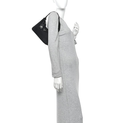 Prada Tessuto Nylon Mini Re-Edition 2000 Bag Black 2 of 9