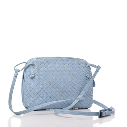 Bottega Veneta Nappa Intrecciato Nodini Crossbody Messenger Ice 3 of 10